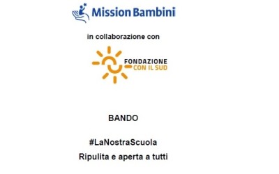 Bando #LaNostraScuola Ripulita e aperta a tutti