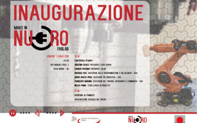 Nuoro, 1 luglio 2016: inaugurazione di Make in Nuoro