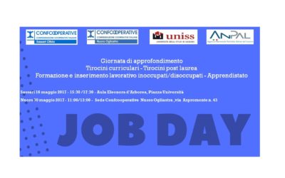 JOB DAY: giornata di approfondimento con Servizio Placement UNISS e ANPAL su Tirocini e Apprendistato