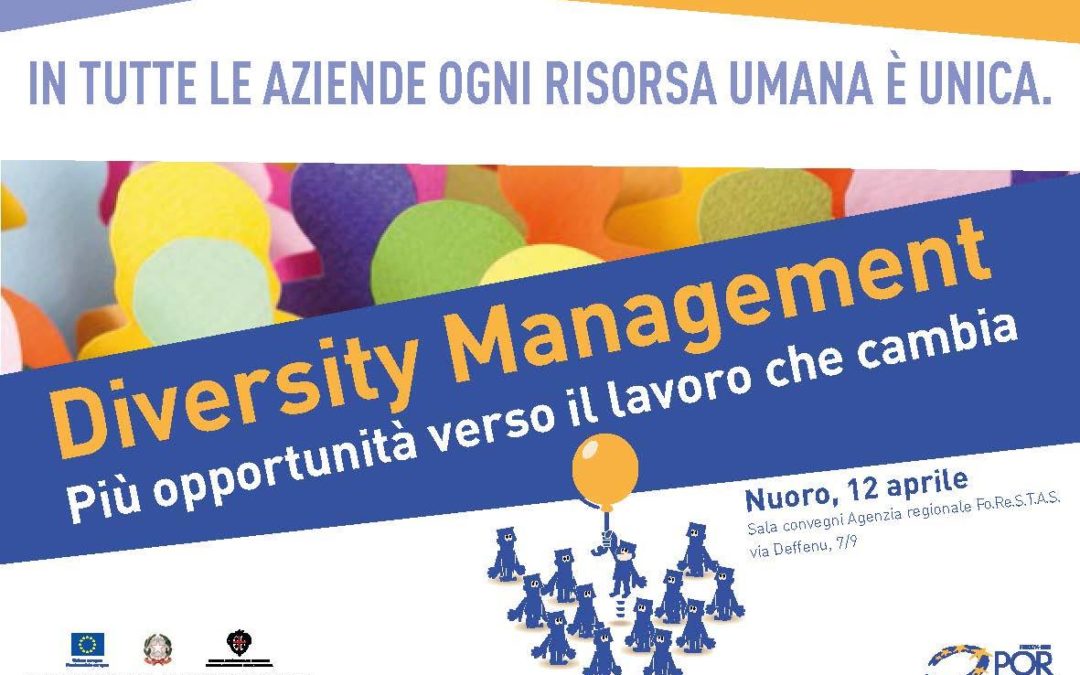 “Diversity Management. Più opportunità verso il lavoro che cambia” – Nuoro, 12 aprile