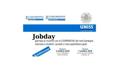 JOB DAY 2018 – Confcooperative e UNISS. Presentazione delle cooperative che parteciperanno