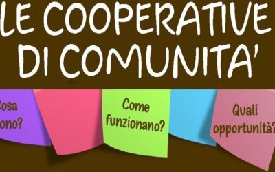 Seminari sulle cooperative di comunità – 20/21 febbraio 2019