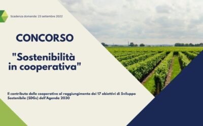 Concorso “Sostenibilità in cooperativa” – Giornata della Sostenibilità Cooperativa, 3 novembre 2022