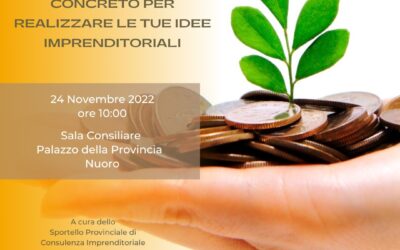 Microcredito – Seminario informativo a Nuoro – 24 novembre 2022 h.10.00