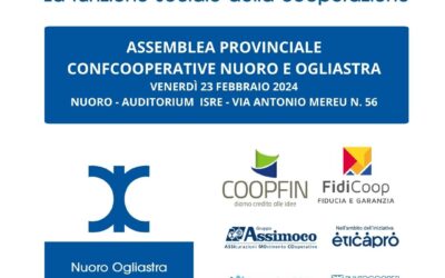 Assemblea Provinciale Confcooperative Nuoro Ogliastra | Nuoro, 23 febbraio 2024